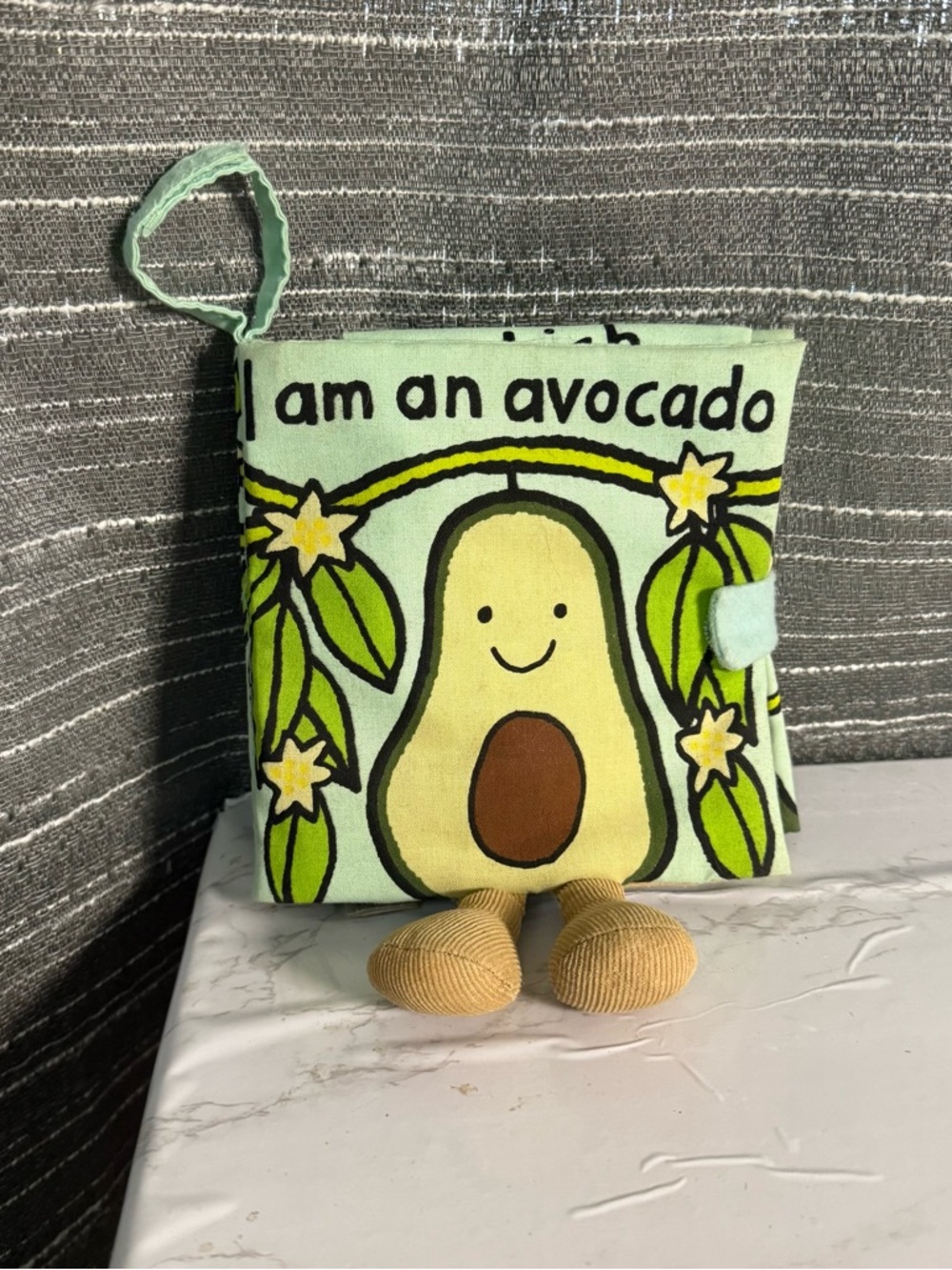 Jellycat Avocado Fabric Book